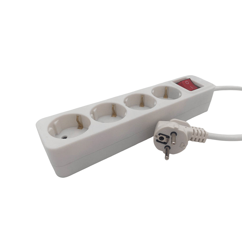 4 puntos de venta a prueba de polvo de la UE con interruptor con interruptor 4 puntos de venta a prueba de polvo de la UE con interruptor con interruptor
